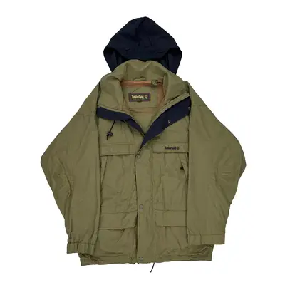 Timberland Jacket - Small Khaki Nylon