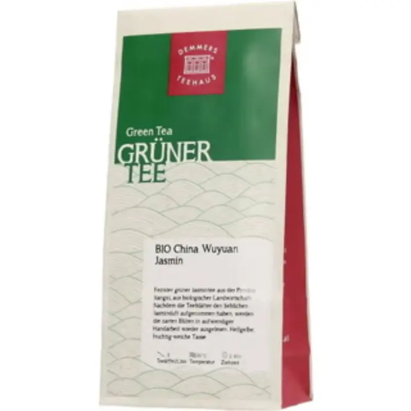 Demmers teehaus Organic Green Tea China Wuyuan Jasmin 100 g