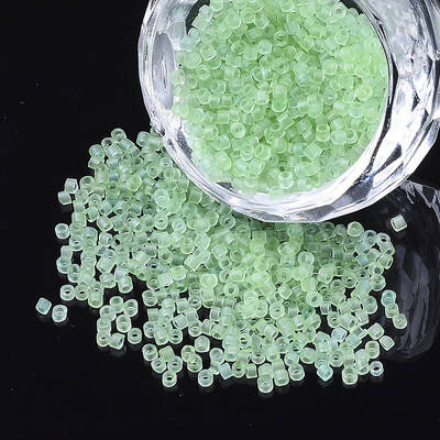 Transparent Glass Cylinder Beads