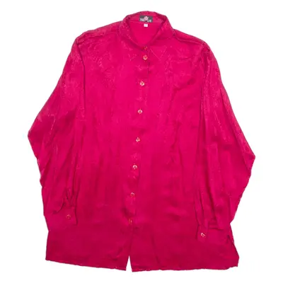 PARK LANE Womens Printed Blouse Red Long Sleeve Paisley XL
