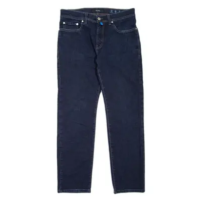 PIERRE CARDIN Lyon Mens Jeans Blue Regular Tapered W33 L30