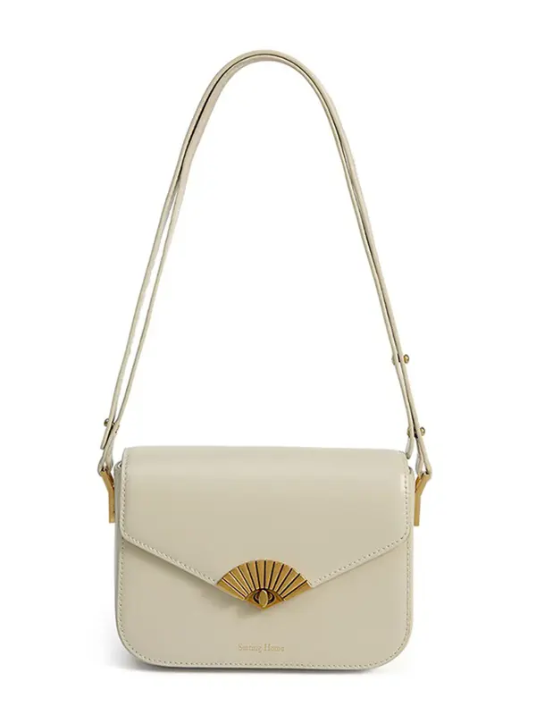 Smting leather mini flap bag