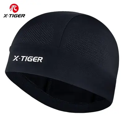 Men Gifts Cycling Skull Cap Workout Equipment, Black Breathable Sporty Elastic Sweat-absorbent Under Helmet Cap, Lightweight ...