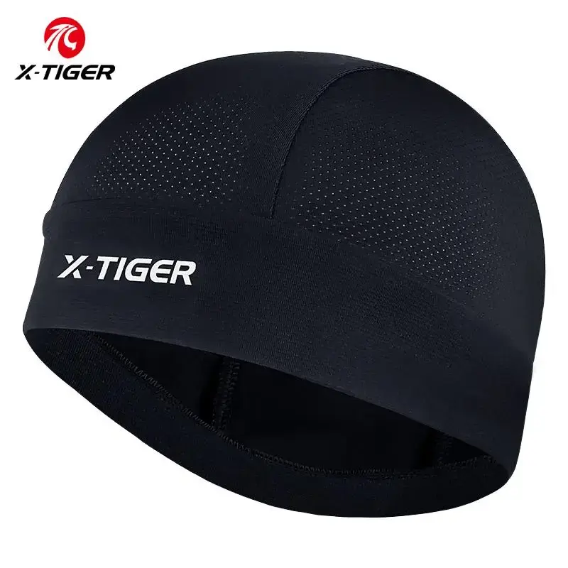 Men Gifts Cycling Skull Cap Workout Equipment, Black Breathable Sporty Elastic Sweat-absorbent Under Helmet Cap, Lightweight ...