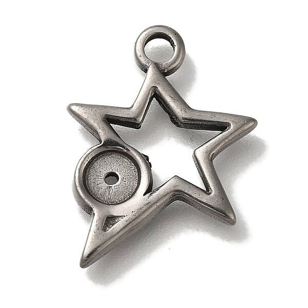 304 Stainless Steel Pendant Rhinestone Settings
