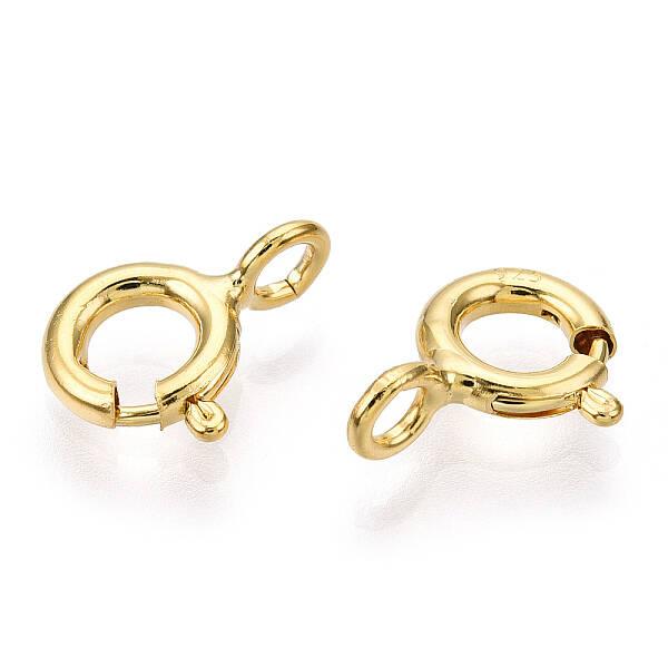 925 Sterling Silver Spring Ring Clasps