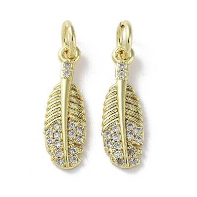 Rack Plating Brass Cubic Zirconia Pendants