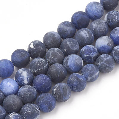 Natural Sodalite Beads Strands