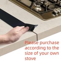 Silicone High-temperature Resistant Kitchen Gap-Strip, Oil & Dirt Resistant Void Strip, Non-slip Gas Stove Void Soft Sealing...