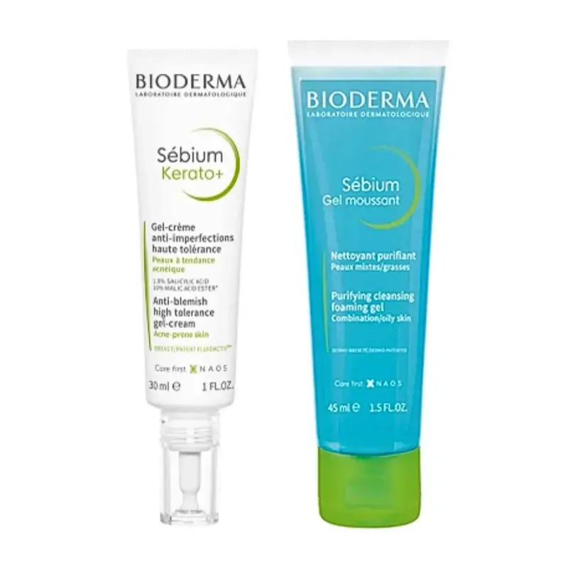 Bioderma Sebio Cherato+ 30ml + FREE Foaming Gel 45ml
