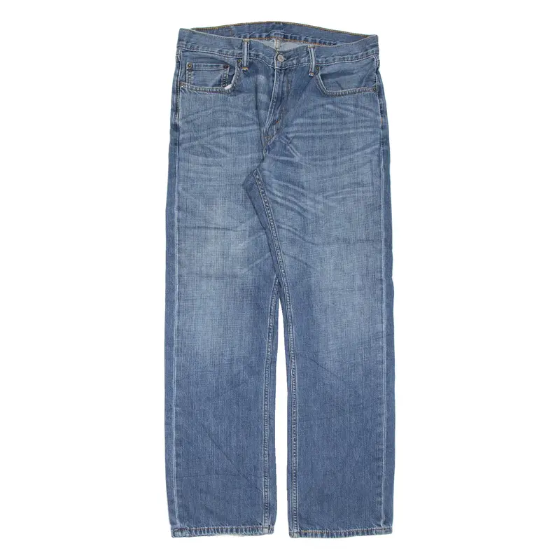LEVI'S 559 Jeans Mens Blue Relaxed Straight Stone Wash W34 L32