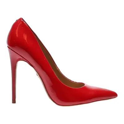 SAM EDELMAN Pump Heels Red Leather Womens UK 7