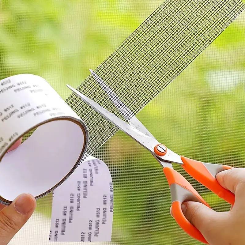 Screen Window Repair Tape, Portable Anti-mosquito Screen Window Repair Patch, Fine Mesh Holes Window Maintenance Accessories ...
