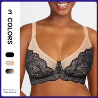 Shapellx Supportive Unlined Lace Underwired Bra Sales