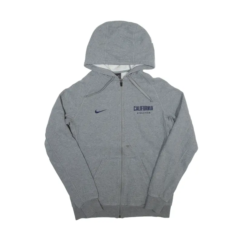 NIKE Hoodie Grey Full Zip Womens S