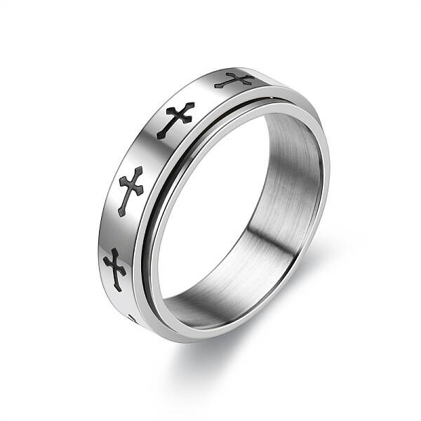 201 Stainless Steel Rotatable Finger Ring