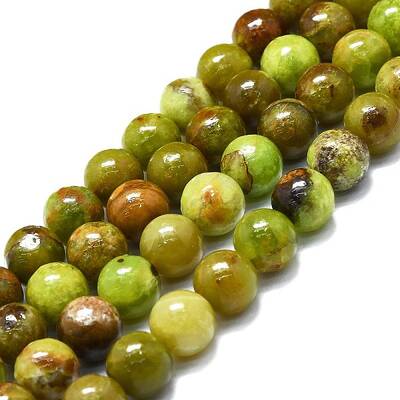 Natural Green Opal Beads Strands