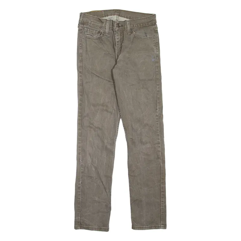 LEVI'S 511 Jeans Mens Grey Slim Straight W30 L32