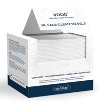 VDDO Disposable Facial Cleaning Towel - Extra Large and Thick Absorbent Towel for Cleansing Comfort - Essential for Home Use ...