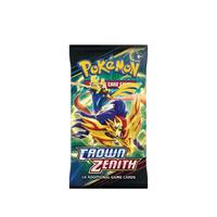 (opened live only) Pokémon Crown Zenith Booster Pack - 10 Additional Game Cards for Trading Card Game Collection Building