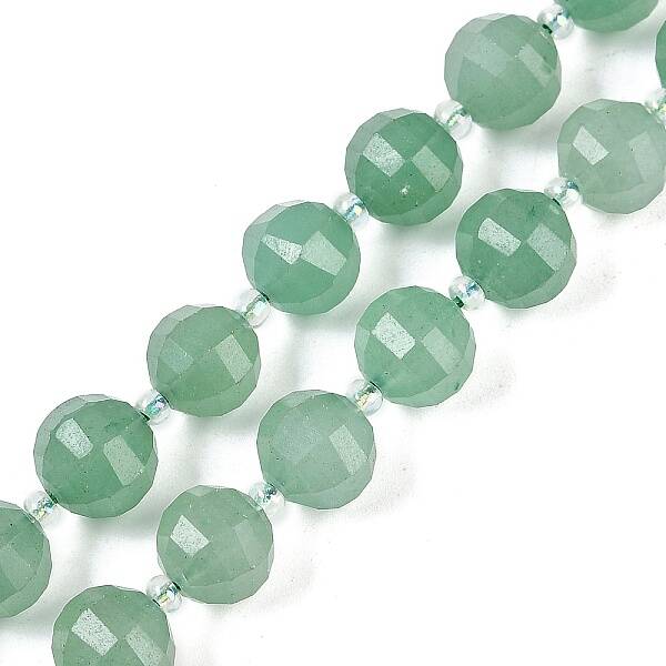 Natural Green Aventurine Beads Strands