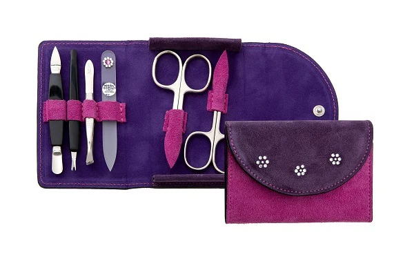 Dukas Premium Line PL 216FR 6-piece round flap manicure set