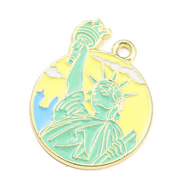 Alloy Enamel Pendants