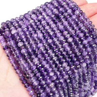 Natural Amethyst Beads Strands
