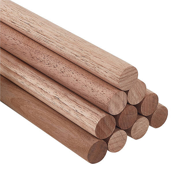 Round Walnut Wooden Sticks