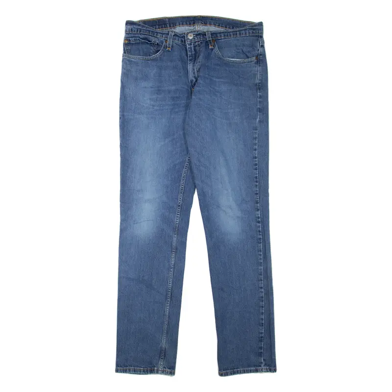 LEVI'S 511 Jeans Mens Blue Slim Straight Stone Wash W34 L34