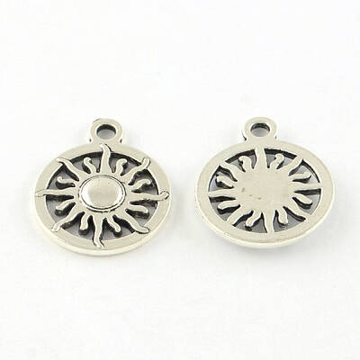Sun Tibetan Style Alloy Pendants