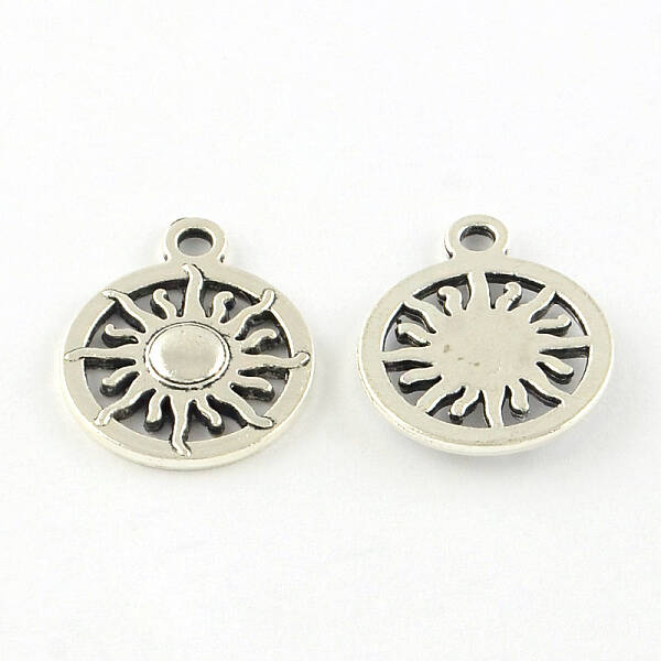 Sun Tibetan Style Alloy Pendants