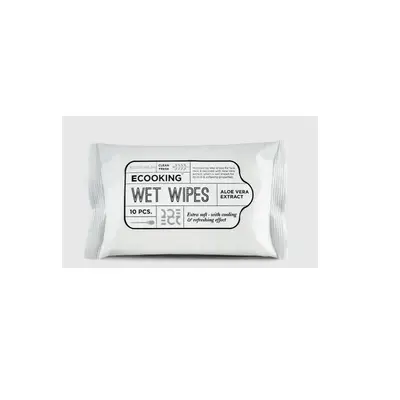 Ecooking Ecooking Aloe Vera Extract Facial Cleansing Wipes 10pcs
