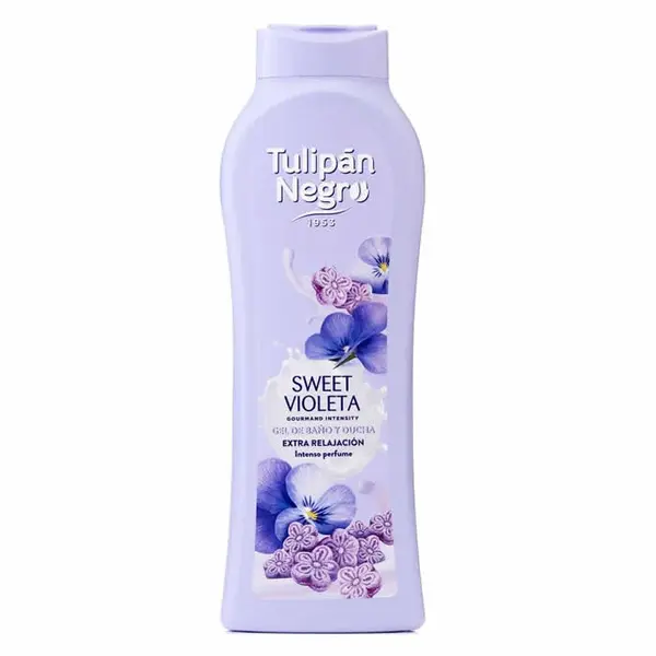 Tulipán Negro Gel Dolce Violeta Shower Gel Extra Relax 650ml