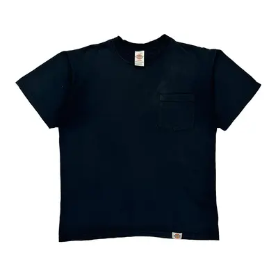 Dickies T-Shirt - Large Black Cotton