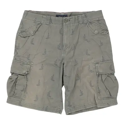 Tommy Hilfiger Cargo Shorts - 37W 11L Khaki Cotton