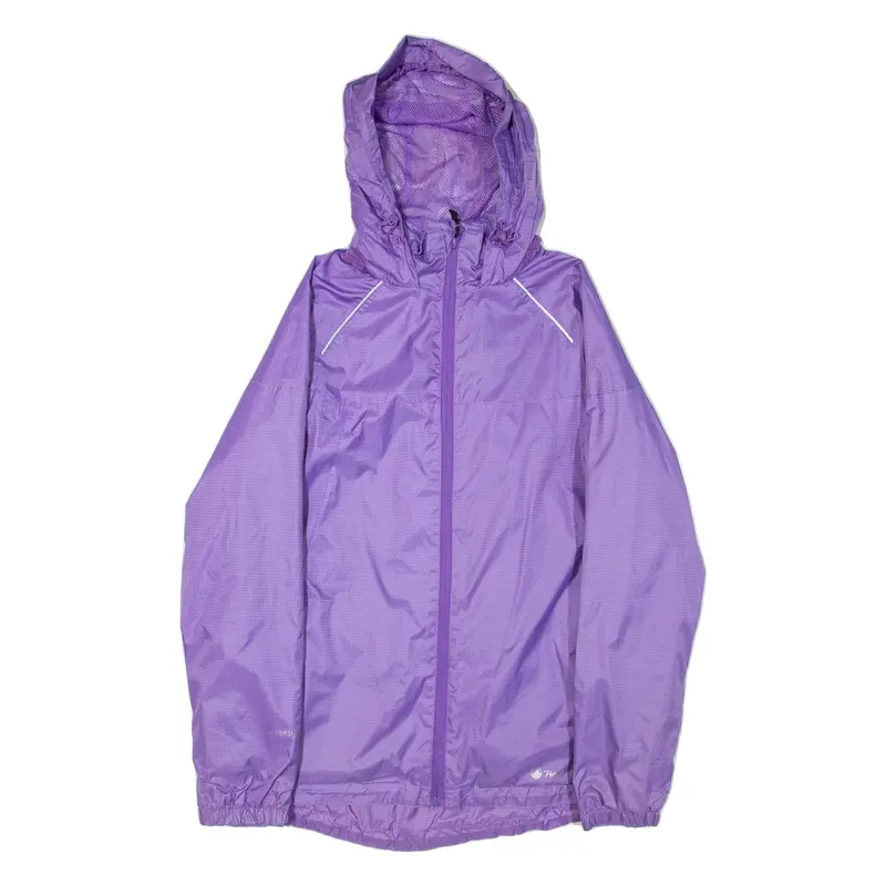 PETER STORM Womens Jacket Purple Nylon Hooded M