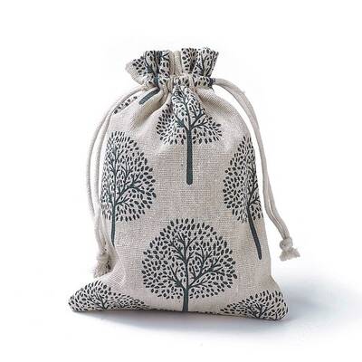 Burlap Packing Pouches