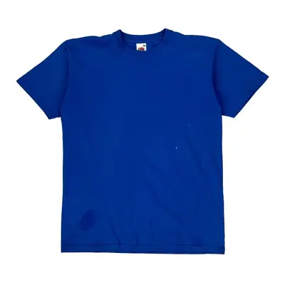 Fruit Of The Loom T-Shirt - Medium Blue Cotton