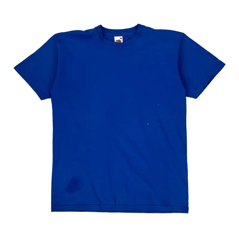 Fruit Of The Loom T-Shirt - Medium Blue Cotton