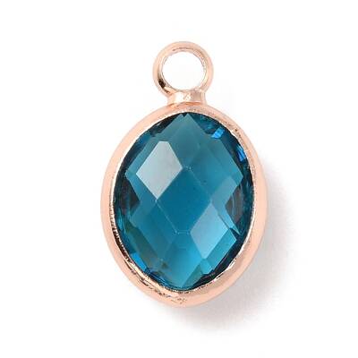 Faceted Glass Pendants