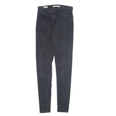 LEVI'S Big E Super Skinny Jeans Black Denim Regular Skinny Womens W28 L32