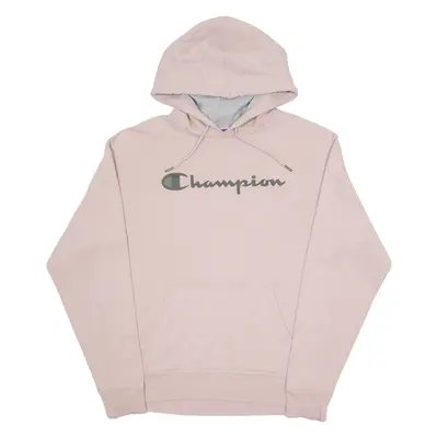 CHAMPION Mens Pink Hoodie M