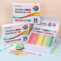 3D Acrylic Gel Pen Set, 1 Box Quick-drying 1.0mm Acrylic Gel Pen, Graffiti Painting Set, Can Take Notes, Mark, Greeting Cards...