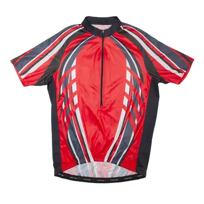CRANE Cycling Mens Jersey Red 1/2 Zip L