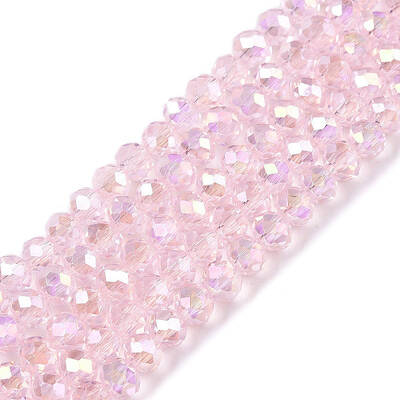 Electroplate Glass Beads Strands