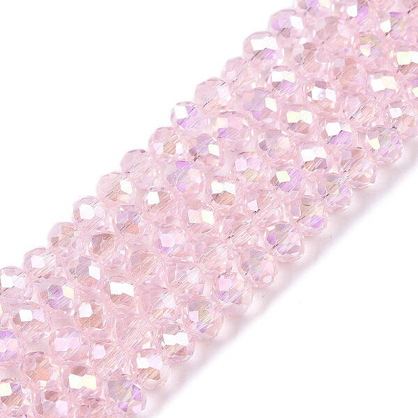 Electroplate Glass Beads Strands