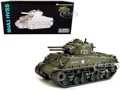 United States M4A3 HVSS POA-CWS-H5 Flamethrower Tank Olive Drab F-23 \