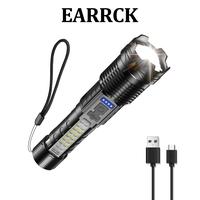 Father's Day Gift, EARRCK Strong Light Flashlight 3000LM, Hunting Tactical Flashlight, Strobe Light over 1 Mile, Emergency wi...