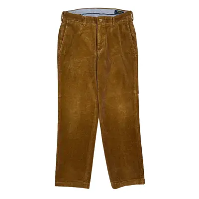Polo By Ralph Lauren Cord Trousers - 30? Waist Brown Cotton Blend
